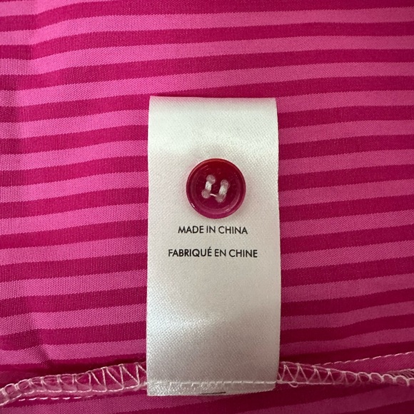 Solid & Striped The Shocking Pink Ombré Oxford Maxi Dress. Shirt Dress Cover-up - Picture 9 of 12